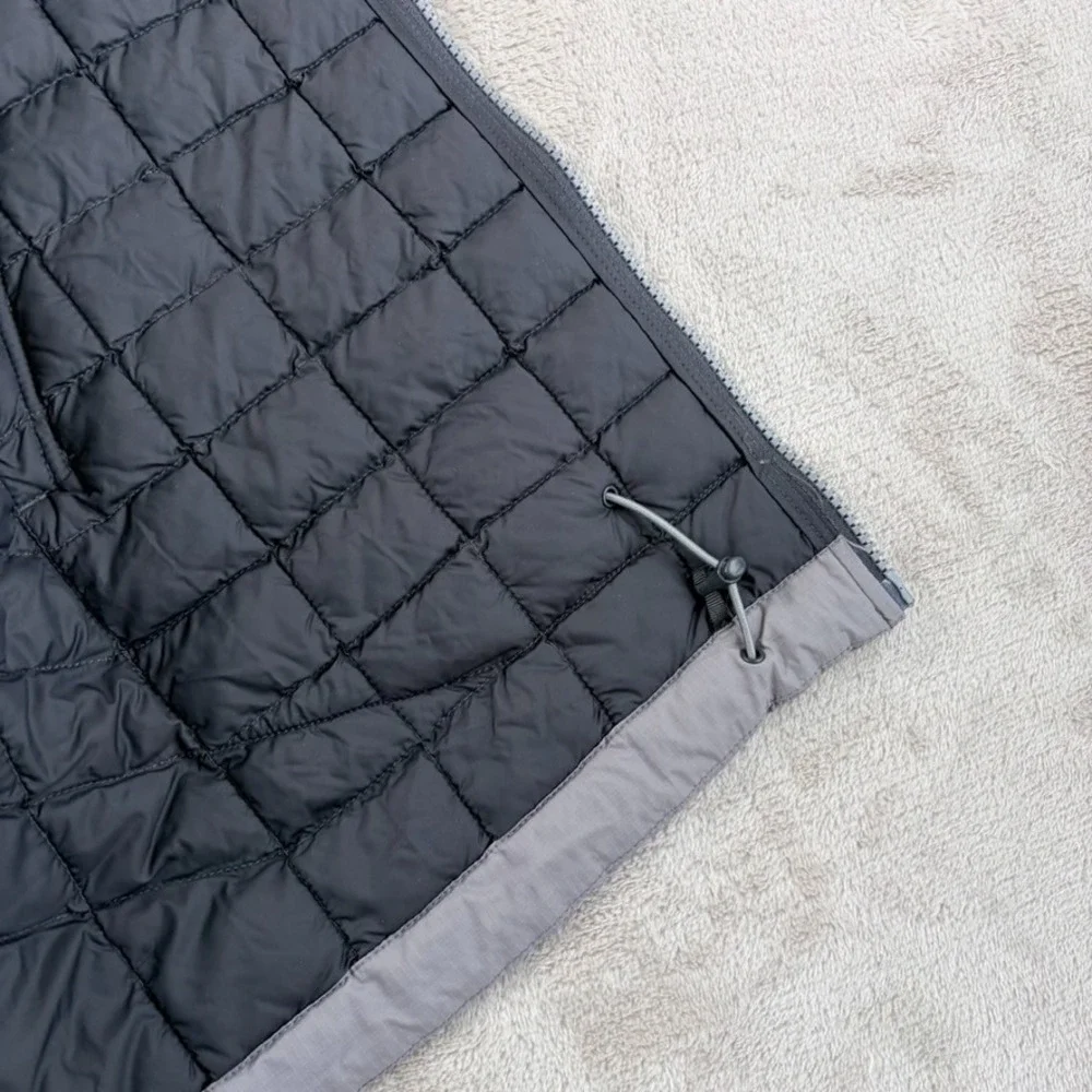 The North Face Thermoball Insulated DWR Hooded Jacket Grey Men 2XL Puffer Quilt